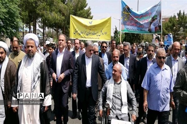 راهپیمایی روز جهانی قدس در بیرجند