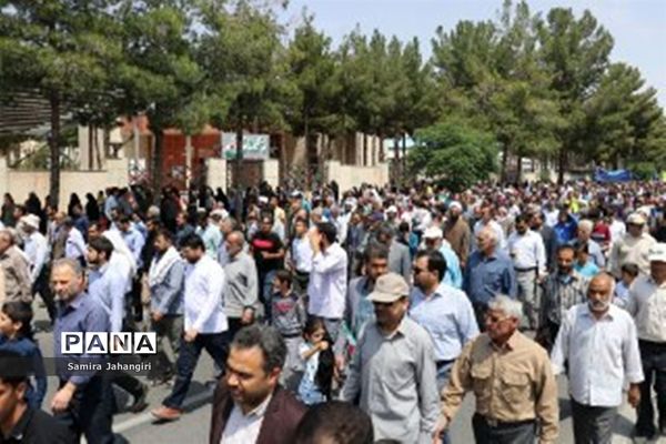 راهپیمایی روز جهانی قدس در بیرجند
