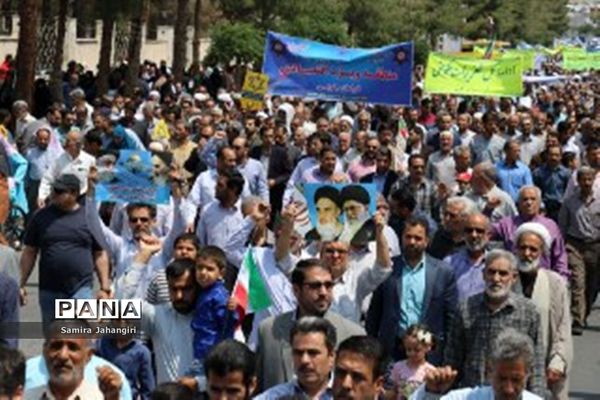 راهپیمایی روز جهانی قدس در بیرجند