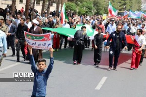 راهپیمایی روز جهانی قدس در بیرجند