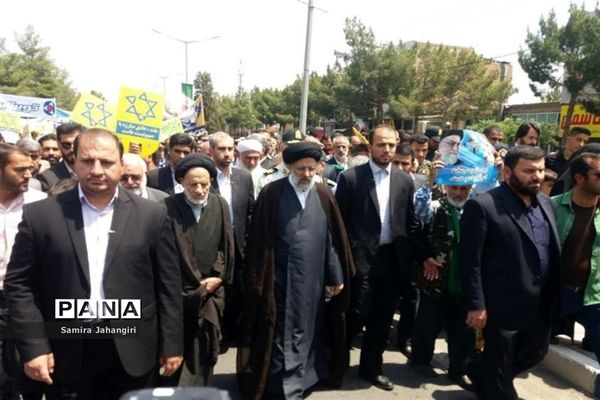 راهپیمایی روز جهانی قدس در بیرجند