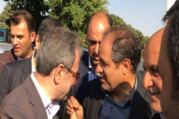 بازدید وزیر راه و شهرسازی از پل ورودی  شهرقدس