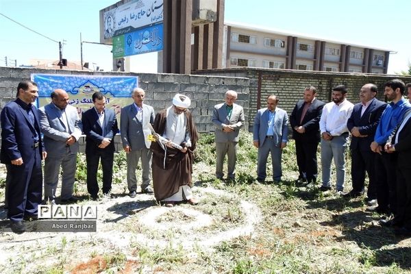 آیین کلنگ‌زنی دارالقرآن حاجیه خیرالنساء صفاتی در رامسر