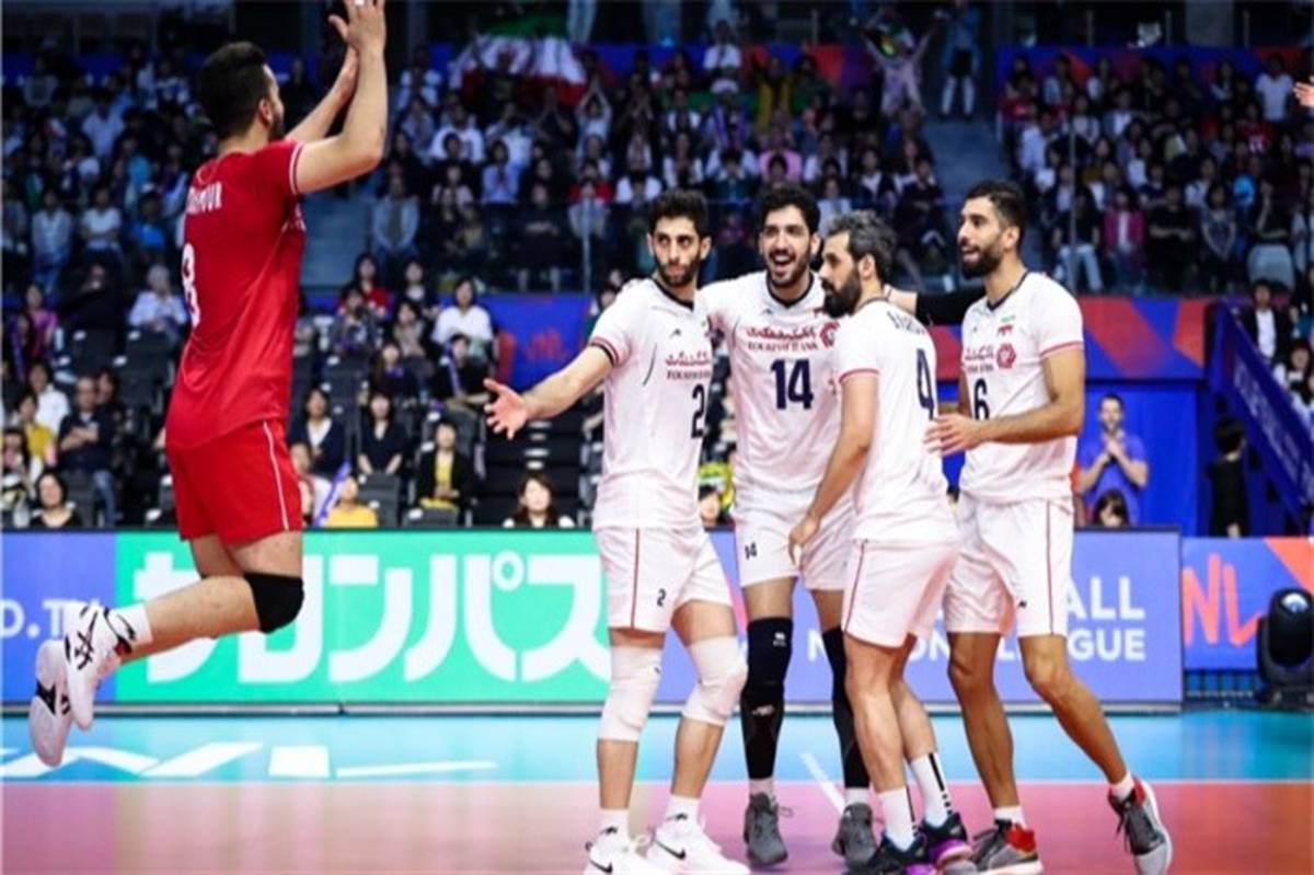 لیگ ملت‌های والیبال؛  ایران با برد سخت صدر را پس گرفت