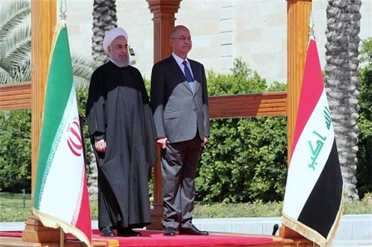 روحانی برهم صالح را به ایران دعوت کرد