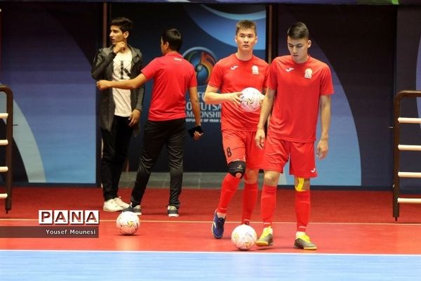 تمرین رسمی تیم‌های شرکت کننده در مسابقات فوتسال قهرمانی زیر ۲۰سال آسیا