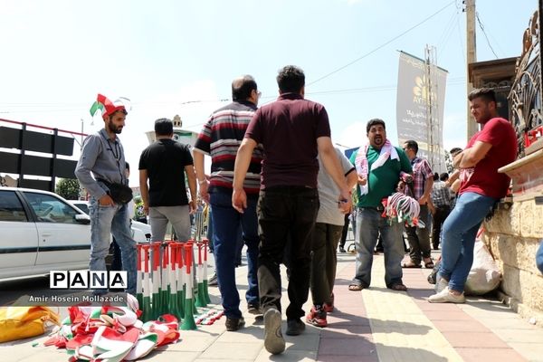 شور و شوق مردم عاشقان والیبال قبل از بازی تیم ملی ایران