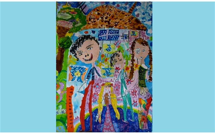 نشان و دیپلم افتخار مسابقه بین‌المللی نقاشی بلاروس در دستان کودک خوزستانی