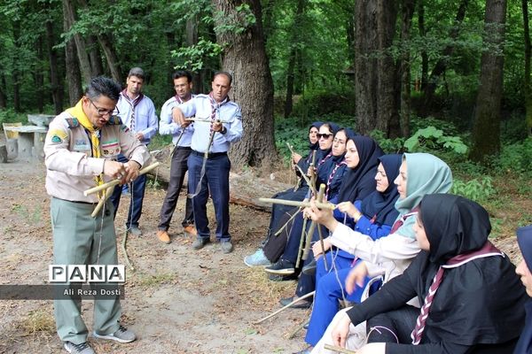 اردوی تشکیلاتی مسئولان سازمان دانش‌آموزی 59 منطقه استان فارس