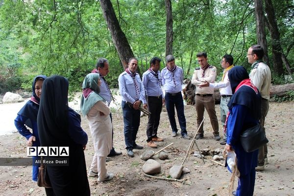 اردوی تشکیلاتی مسئولان سازمان دانش‌آموزی 59 منطقه استان فارس