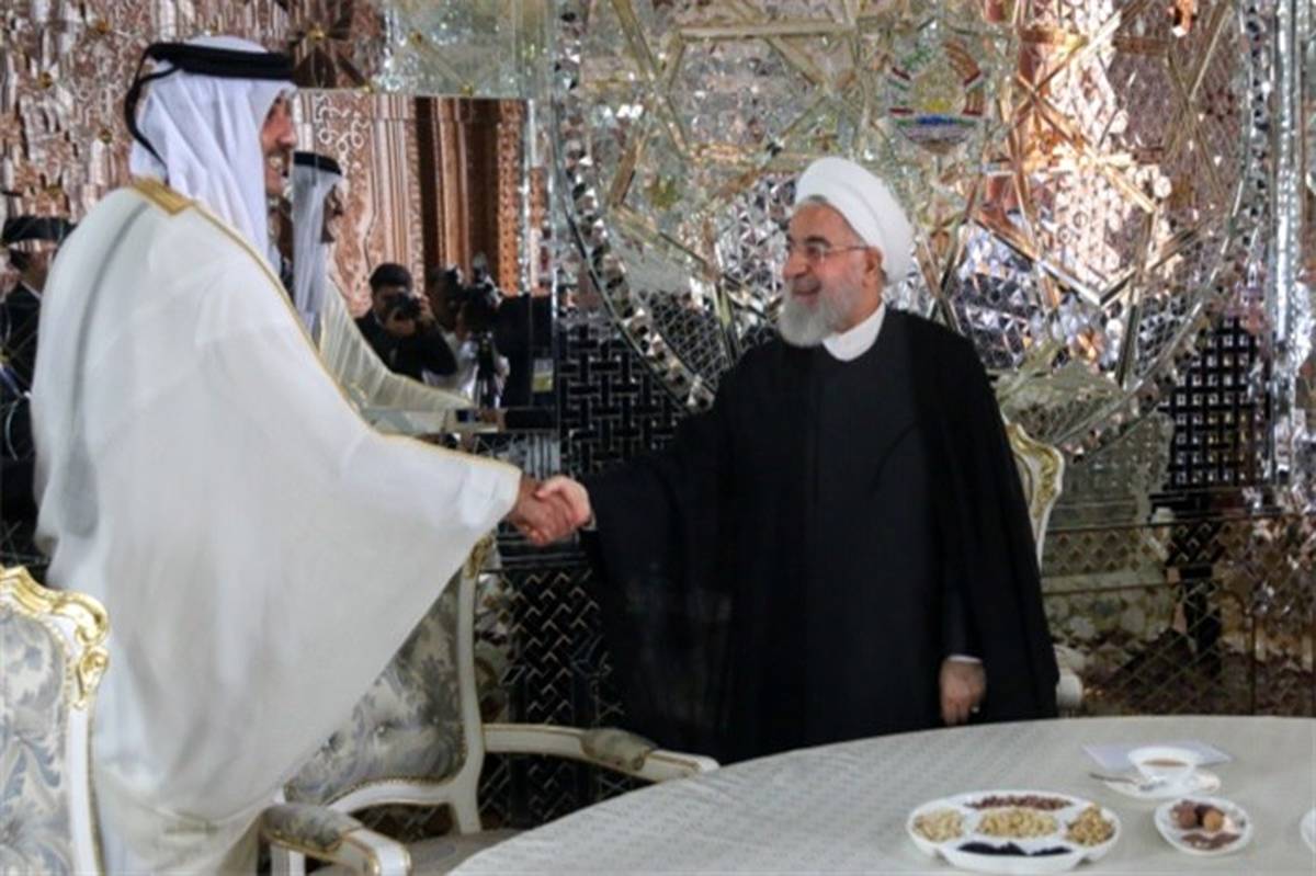 روحانی: تهران خواهان توسعه بیش از پیش روابط با دوحه است