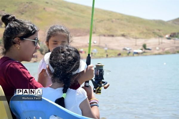 اولین جشنواره ماهیگیری با قلاب در سد سهند هشترود