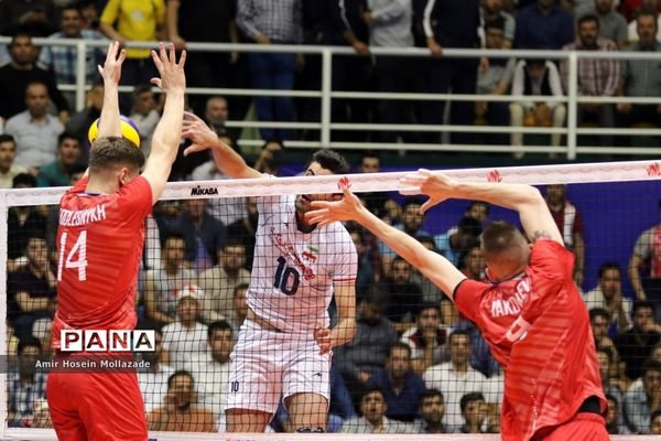 هفته سوم لیگ ملت‌های والیبال | ایران 3 - 0 روسیه