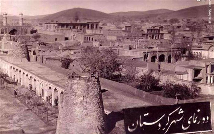 تصویر/ حال و هوایی از شهر کردستان در زمان قاجار