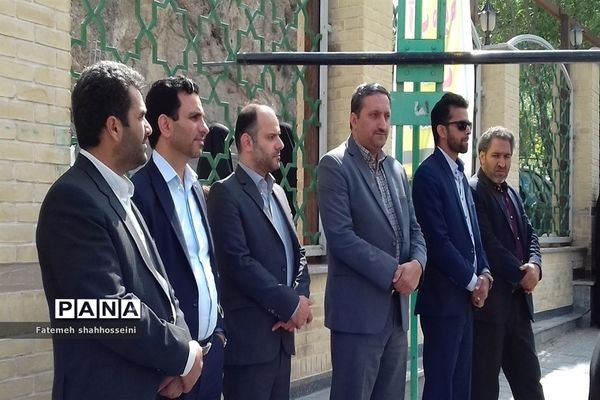 مراسم استقبال از پیکر شهید مدافع حرم در شهرستان فیروزکوه