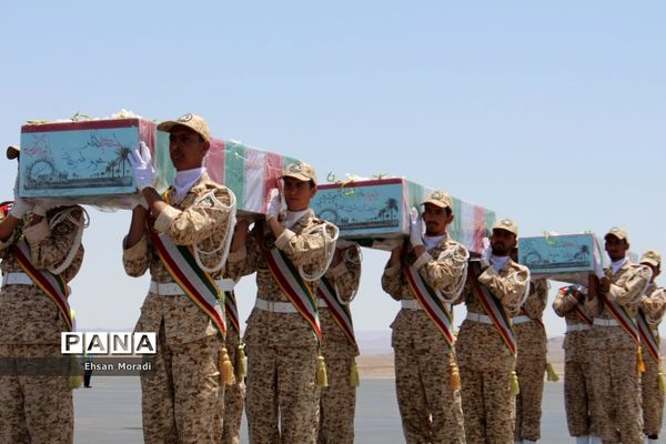 استقبال از شهدای گمنام در بیرجند