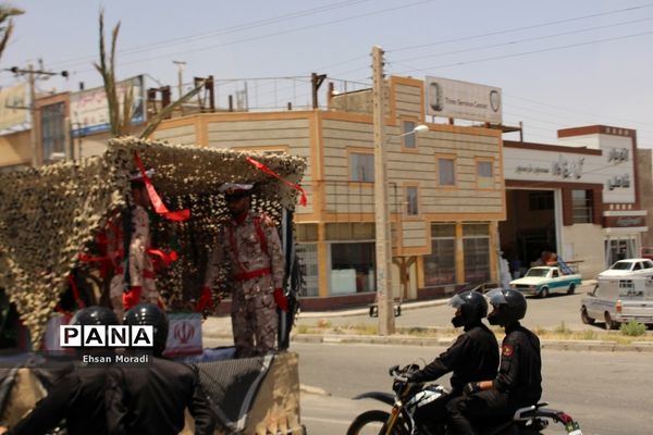 استقبال از شهدای گمنام در بیرجند