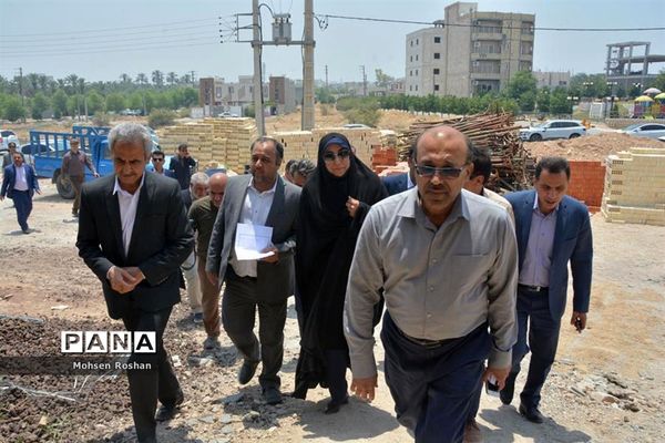 بازدید معاون وزیر و رئیس سازمان نوسازی ،توسعه و تجهیز مدارس کشور از استان بوشهر