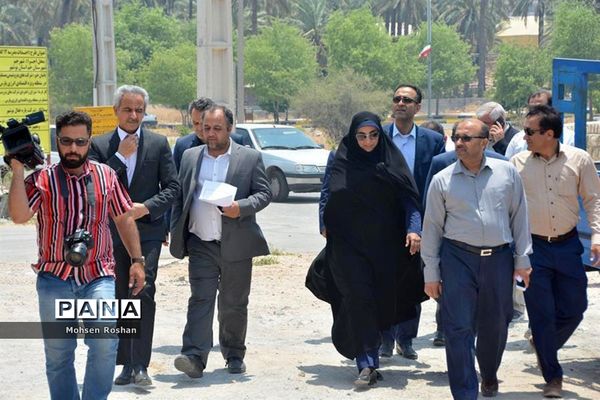 بازدید معاون وزیر و رئیس سازمان نوسازی ،توسعه و تجهیز مدارس کشور از استان بوشهر