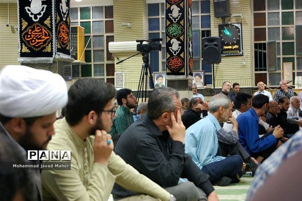مراسم شب شهادت امام صادق(ع) در مسجد جامع شهرقدس
