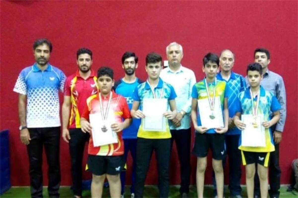 نوجوانان برتر تنیس روی میز استان بوشهر معرفی شدند
