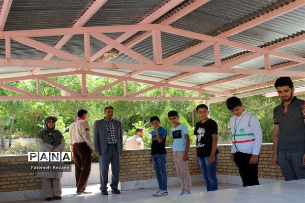 برگزاری پیش اردوی ملی دانش‌آموزان پیشتاز پسر استان زنجان