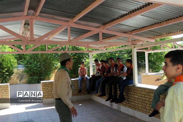 برگزاری پیش اردوی ملی دانش‌آموزان پیشتاز پسر استان زنجان