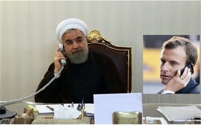 رئیس جمهوری ایران و فرانسه درباره مهمترین مسائل دوجانبه، منطقه ای و بین المللی گفت وگو کردند