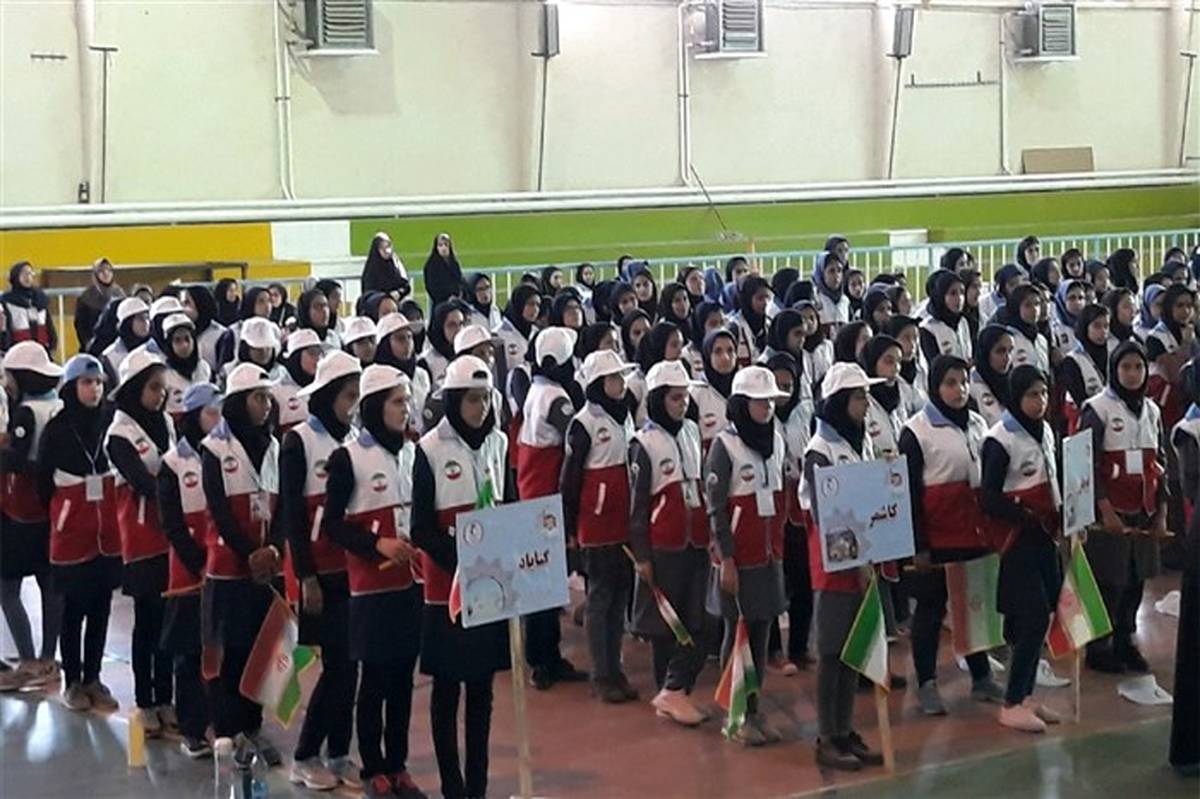 دانش آموزان هلال احمری آمادگی خود را در  المپیاد آماده محک می زنند