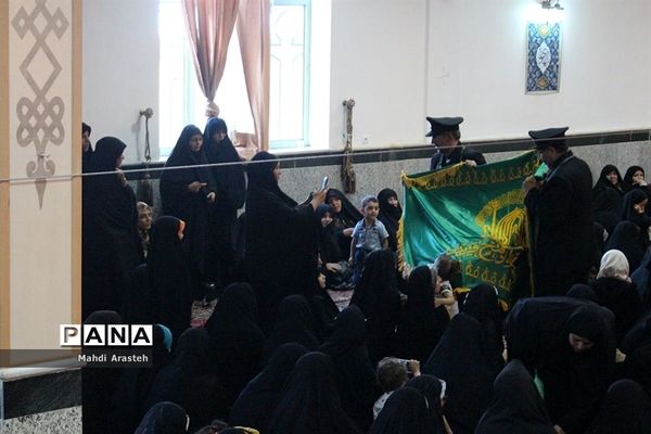 ورود کاروان زیرسایه خورشید مراسم جشن بانوان خادم‌یار رضوی در شهرستان بیرجند