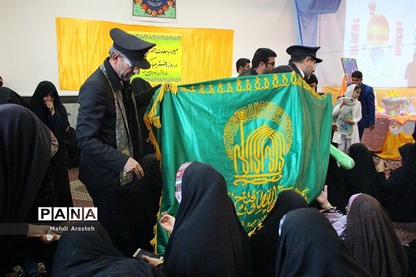 ورود کاروان زیرسایه خورشید مراسم جشن بانوان خادم‌یار رضوی در شهرستان بیرجند