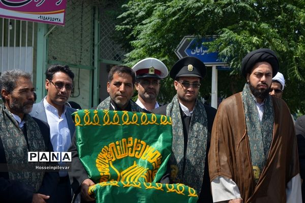 حضور دومین گروه کاروان خدام رضوی در شهرستان سرایان استان خراسان جنوبی