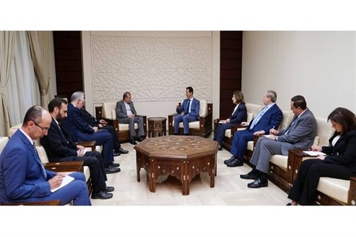 دیدار دستیار وزیر امور خارجه با بشار اسد