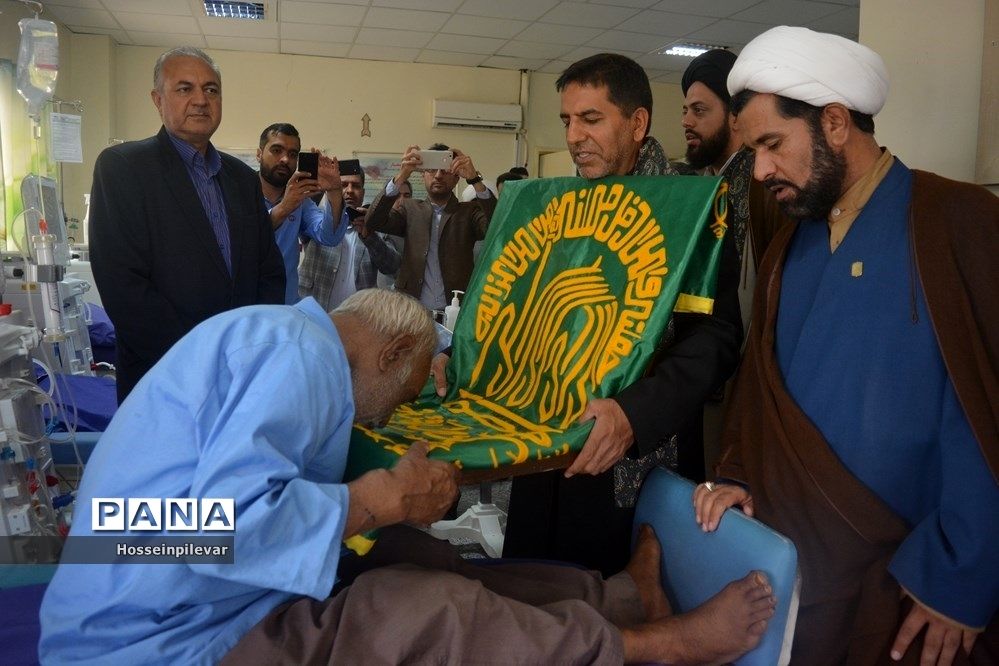 جشن دهه کرامت و حضور دومین گروه کاروان خدام رضوی در شهرستان سرایان استان خراسان جنوبی