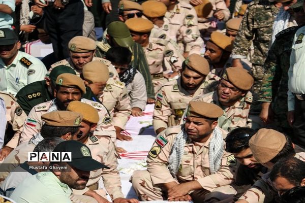 بازگشت پیکر پاک 44تن از شهدای جنگ تحمیلی از مرز شلمچه به میهن