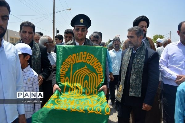 حضور دومین گروه کاروان خدام رضوی در شهرستان بشرویه استان خراسان جنوبی