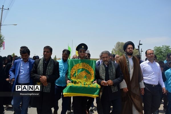 حضور دومین گروه کاروان خدام رضوی در شهرستان بشرویه استان خراسان جنوبی