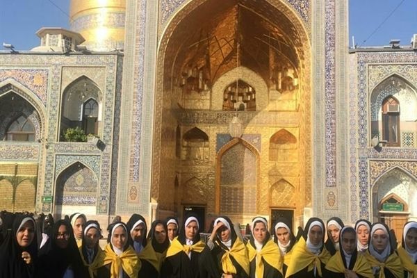 چهاردهمین دوره اردوی زیارتی دانش‌آموزان دختر زیارت‌ اولی سراسر کشور در مشهد مقدس