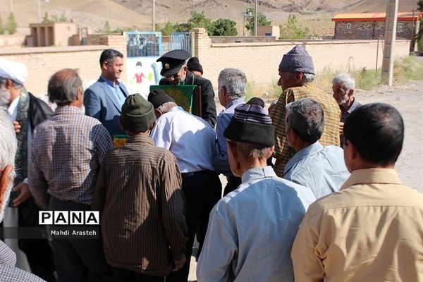 ورود کاروان زیرسایه خورشید به شهرستان دیارگل‌های نرگس استان خراسان جنوبی