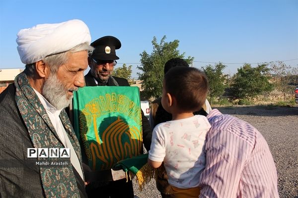 ورود کاروان زیرسایه خورشید به شهرستان دیارگل‌های نرگس استان خراسان جنوبی