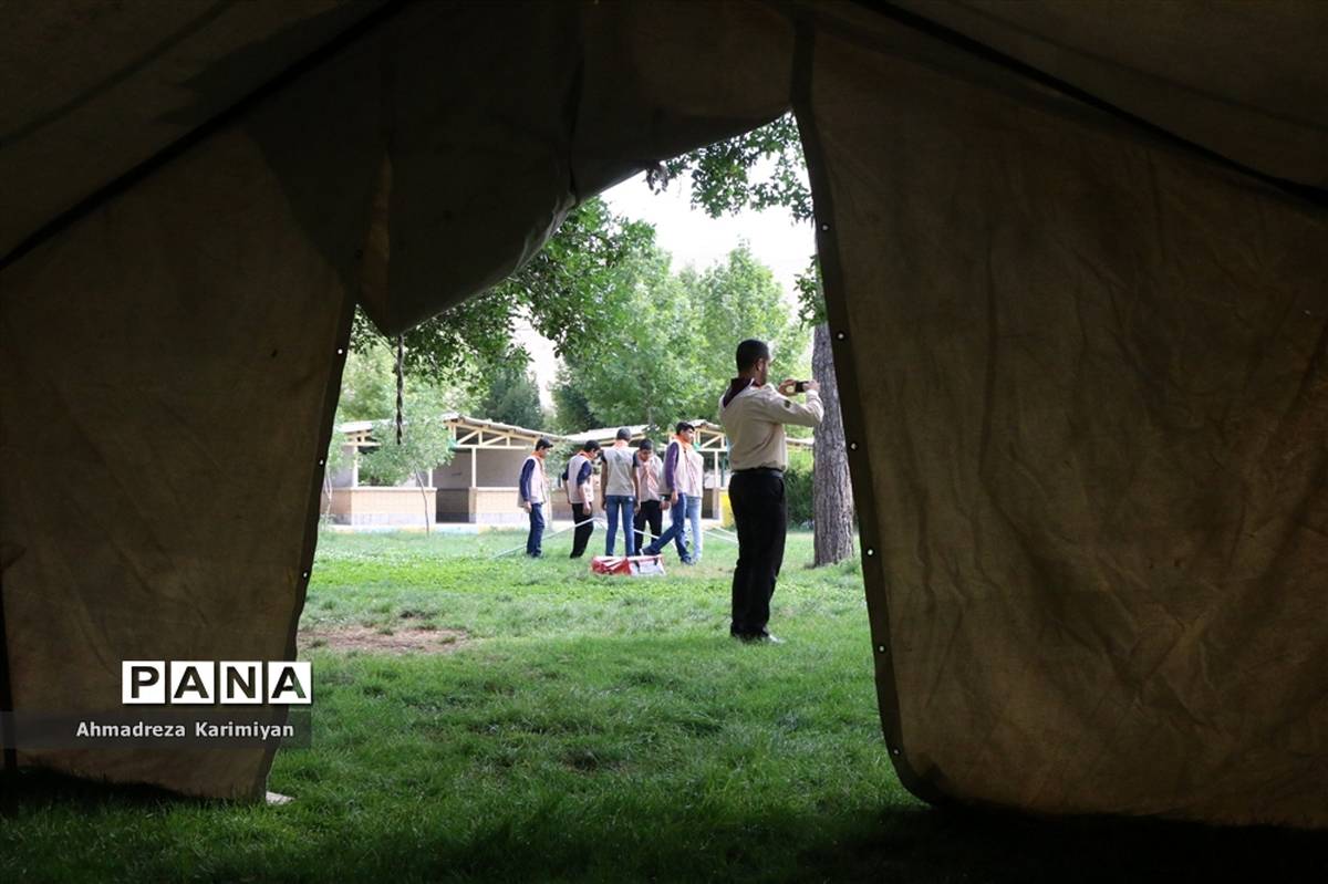 ایستگاه‌های مهارت‌های آموزشی در آخرین روز از اردوی استانی پیشتازان فارس