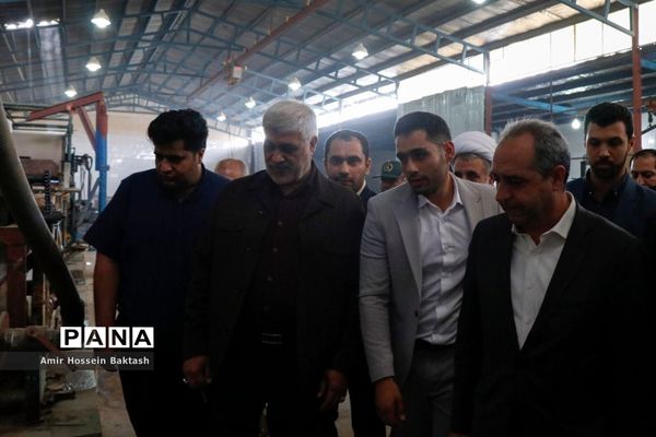 افتتاح شرکت آسوریک کاغذ سلولز آریا توسط استاندار قم