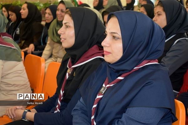 مراسم اختتامیه اردوی استانی دختران پیشتاز سازمان دانش‌آموزی فارس