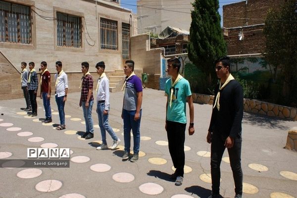 اردوی دانش‌آموزان پیشتاز شهرستان مهدیشهر