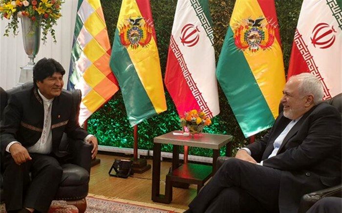 ظریف با رئیس جمهور بولیوی دیدار و گفتگو کرد