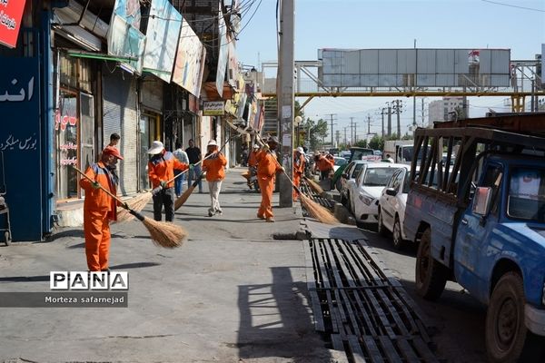 اجرای طرح جهادی تنظیف شهری در ملارد