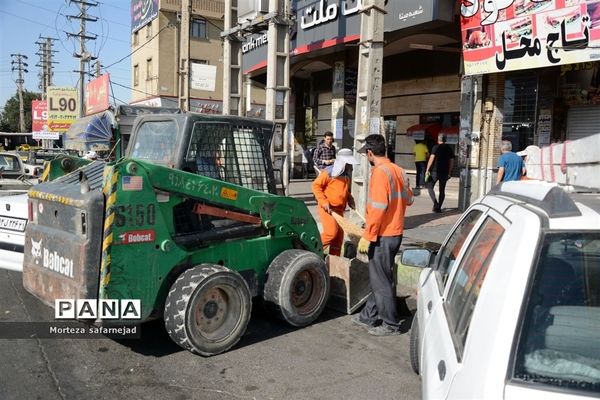 اجرای طرح جهادی تنظیف شهری در ملارد