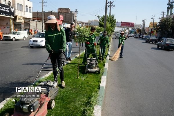 اجرای طرح جهادی تنظیف شهری در ملارد