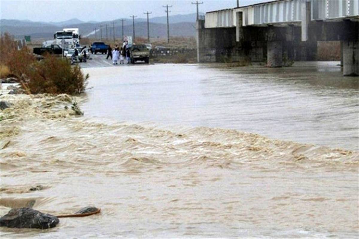 انسداد ۲ مسیر در جنوب سیستان و بلوچستان به دلیل سیلاب