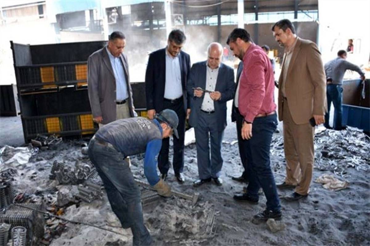 بازدید مدیر عامل توزیع برق استان تهران از کارخانجات صنعتی پاکدشت
